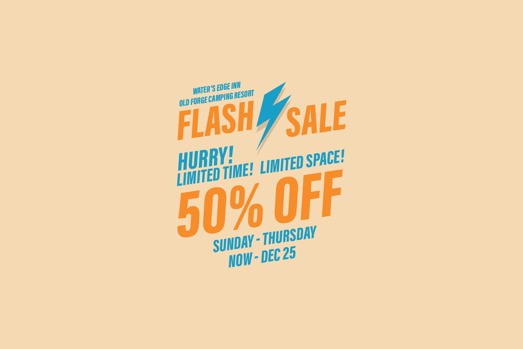 Flash Sale! 50% Off at WEI & OFCR